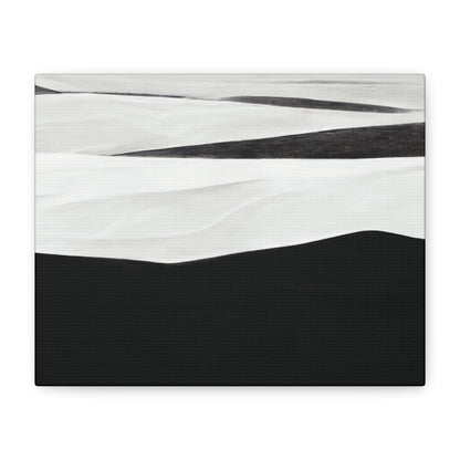 Minimalist Black and White Canvas Art - Modern Home Decor