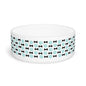 Stylish Pet Bowl with Paw and Bone Design