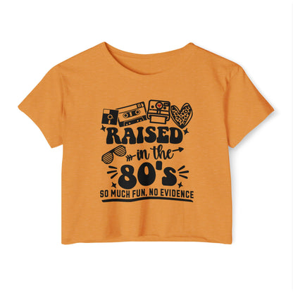 Festival Crop Top - Raised in the 80's Design