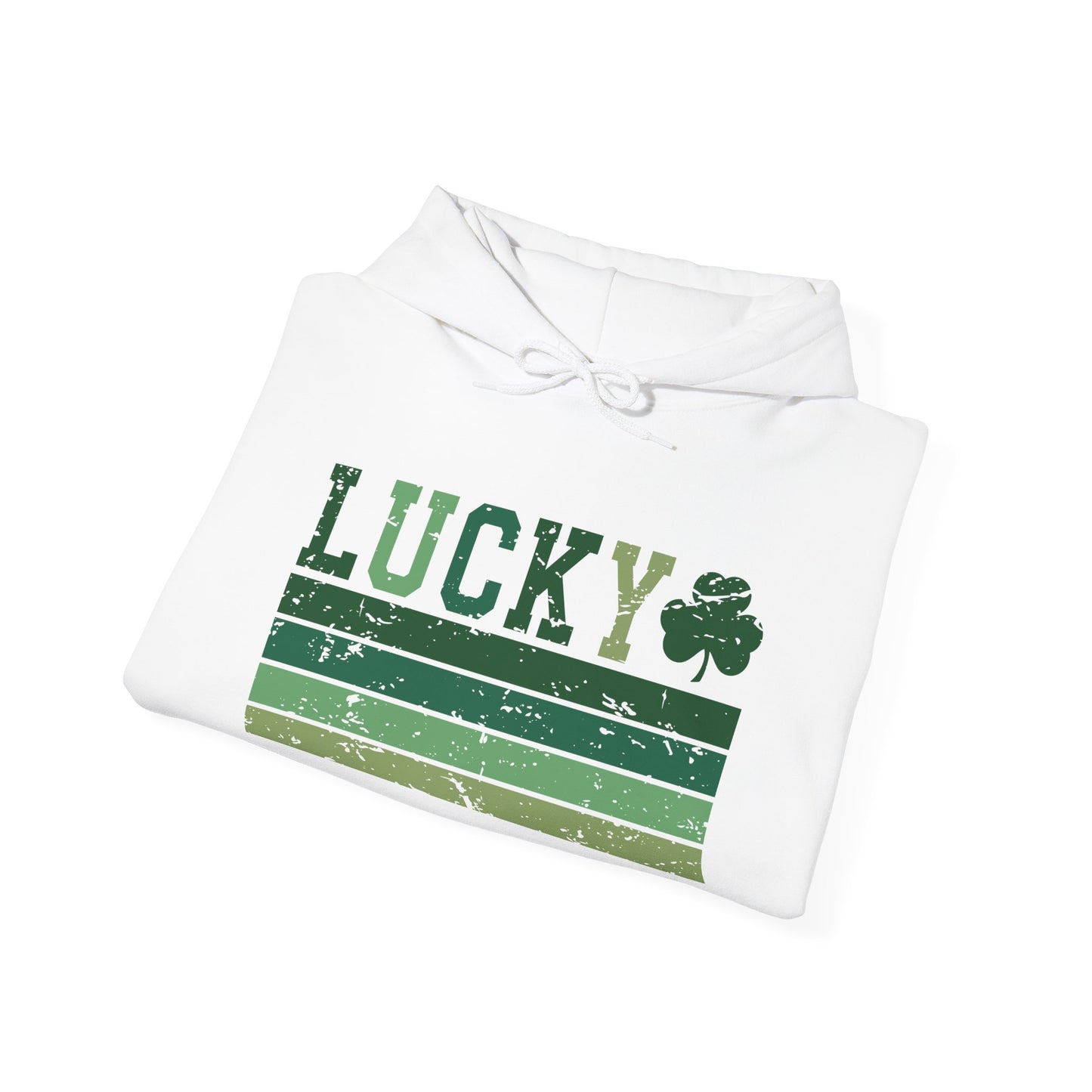 Lucky Shamrock Unisex Hooded Sweatshirt for St. Patrick's Day
