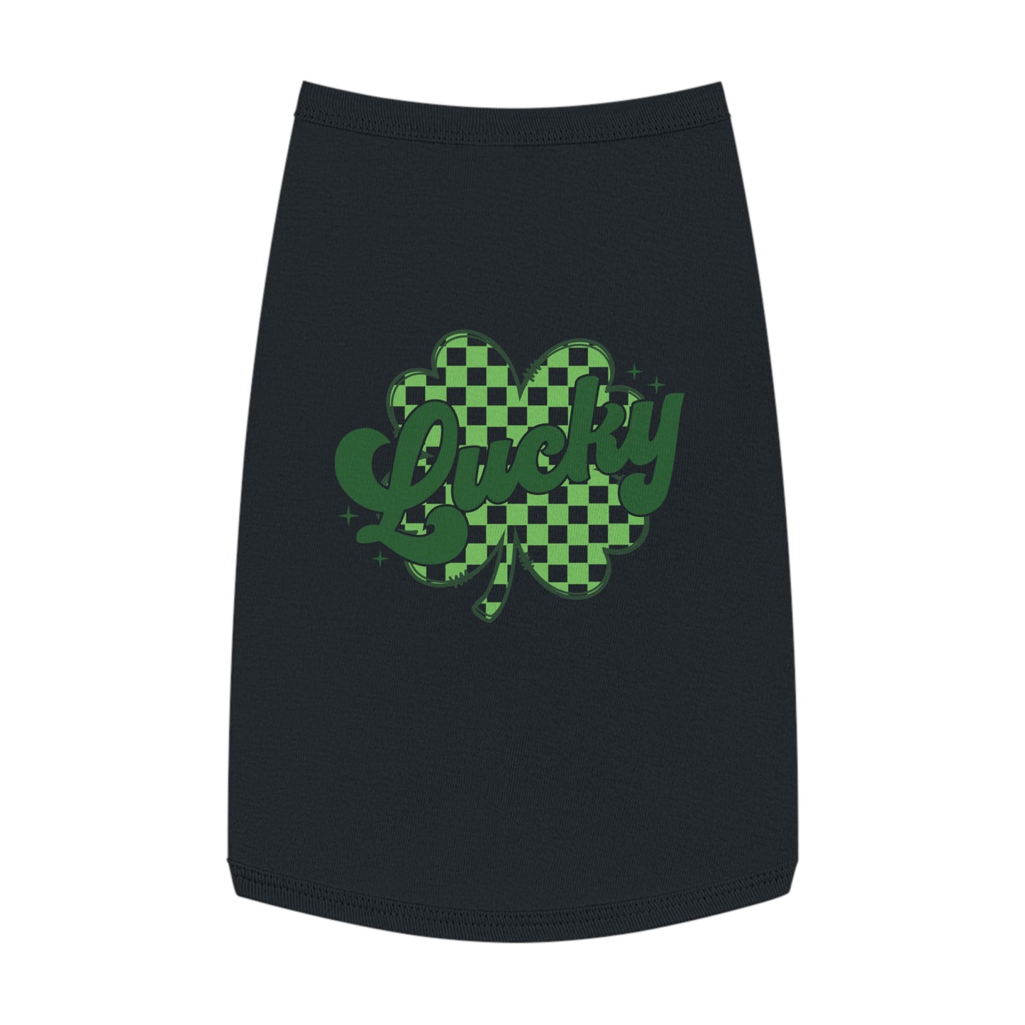 Lucky Clover Pet Tank Top - St. Patrick's Day Dog Apparel