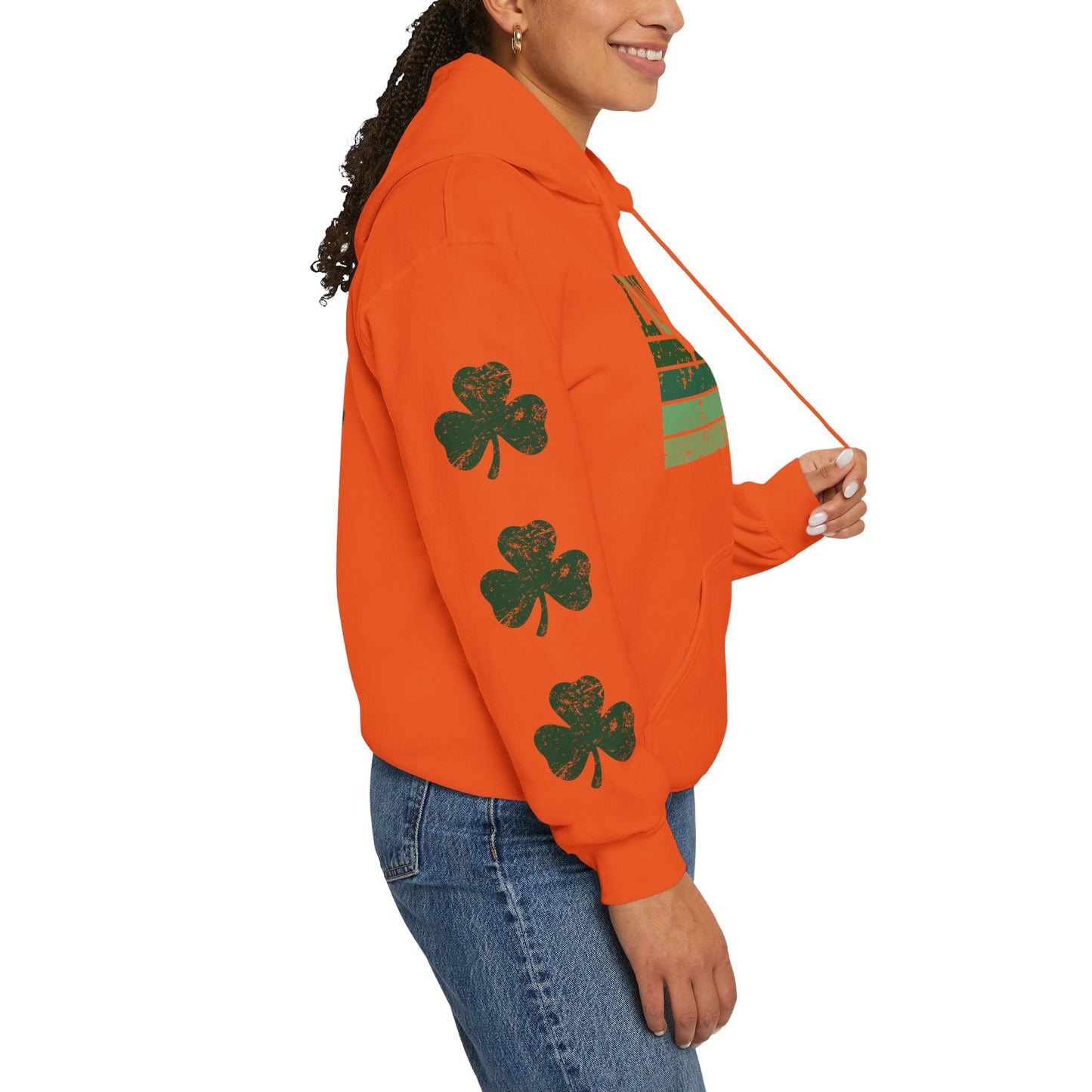 Lucky Shamrock Unisex Hooded Sweatshirt for St. Patrick's Day