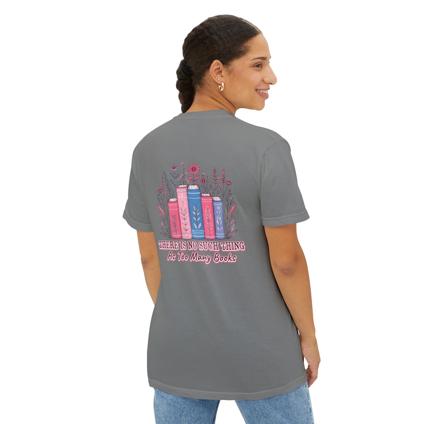 Unisex Book Lover Pocket T-Shirt