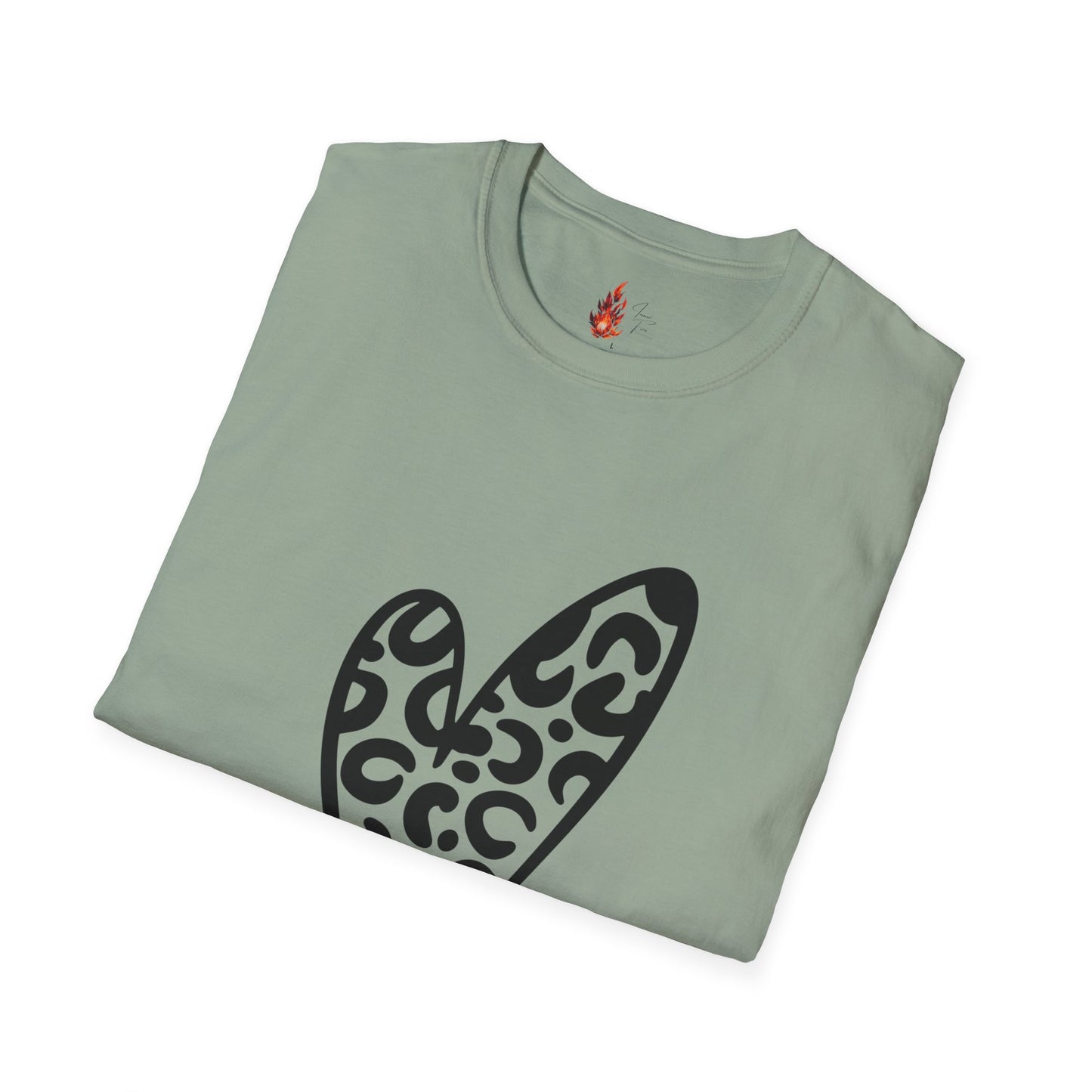 Leopard Love Unisex Softstyle T-Shirt - Perfect for Casual Wear & Gifts