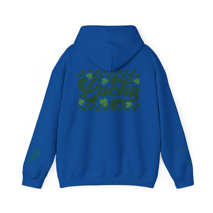 Lucky Heart Floral Hoodie for Unisex - St. Patrick's Day Sweatshirt